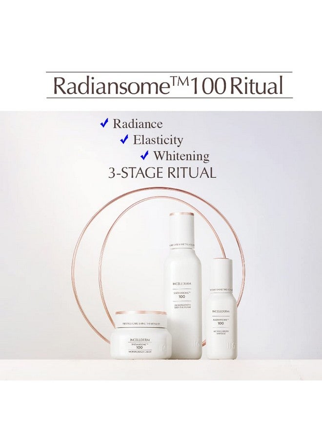 INCELLDERM Radiansome 100 Microfluidizer Ampoule Brightening & Wrinkle Improvement Ampoule Kbeauty Skin Care 30Ml / 1.01 Fl Oz. - Image 5