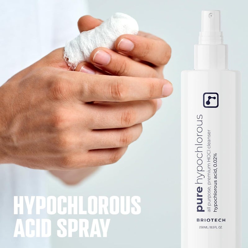 BRIOTECH Pure Hypochlorous Acid Spray and Cleanser, Original Premium HOCl Topical Solution, Multi-Purpose Cleaner, Family Approved & Pet Friendly, 4 fl oz - Image 5
