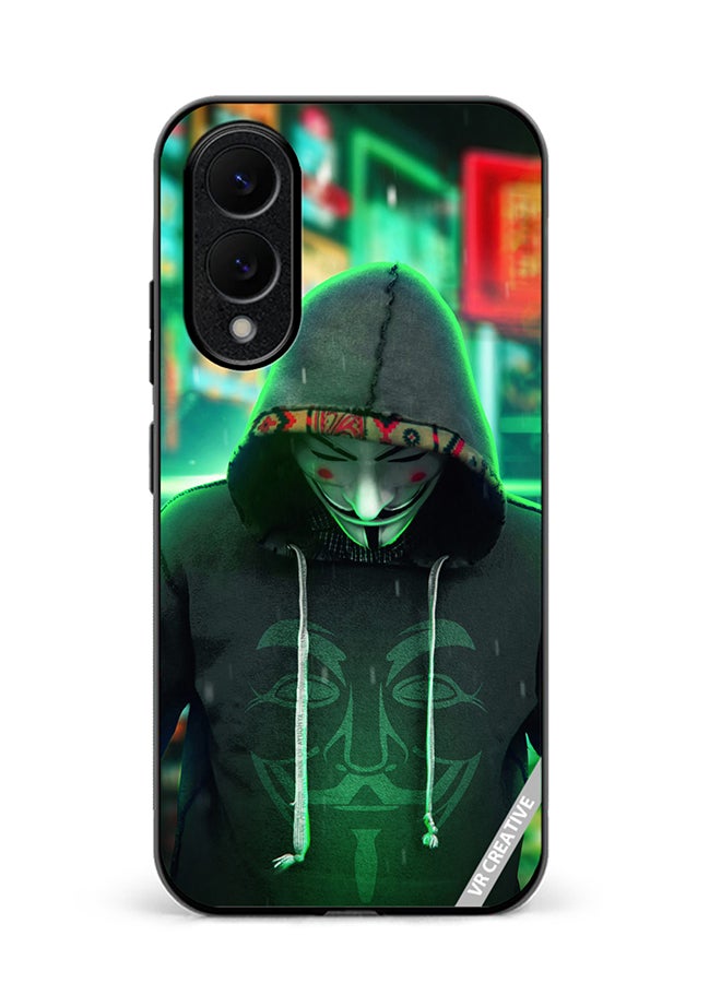VR CREATIVE Protective Case Cover For Samsung Galaxy S25 Edge Joker Mask In Joker Jacket Design Multicolour