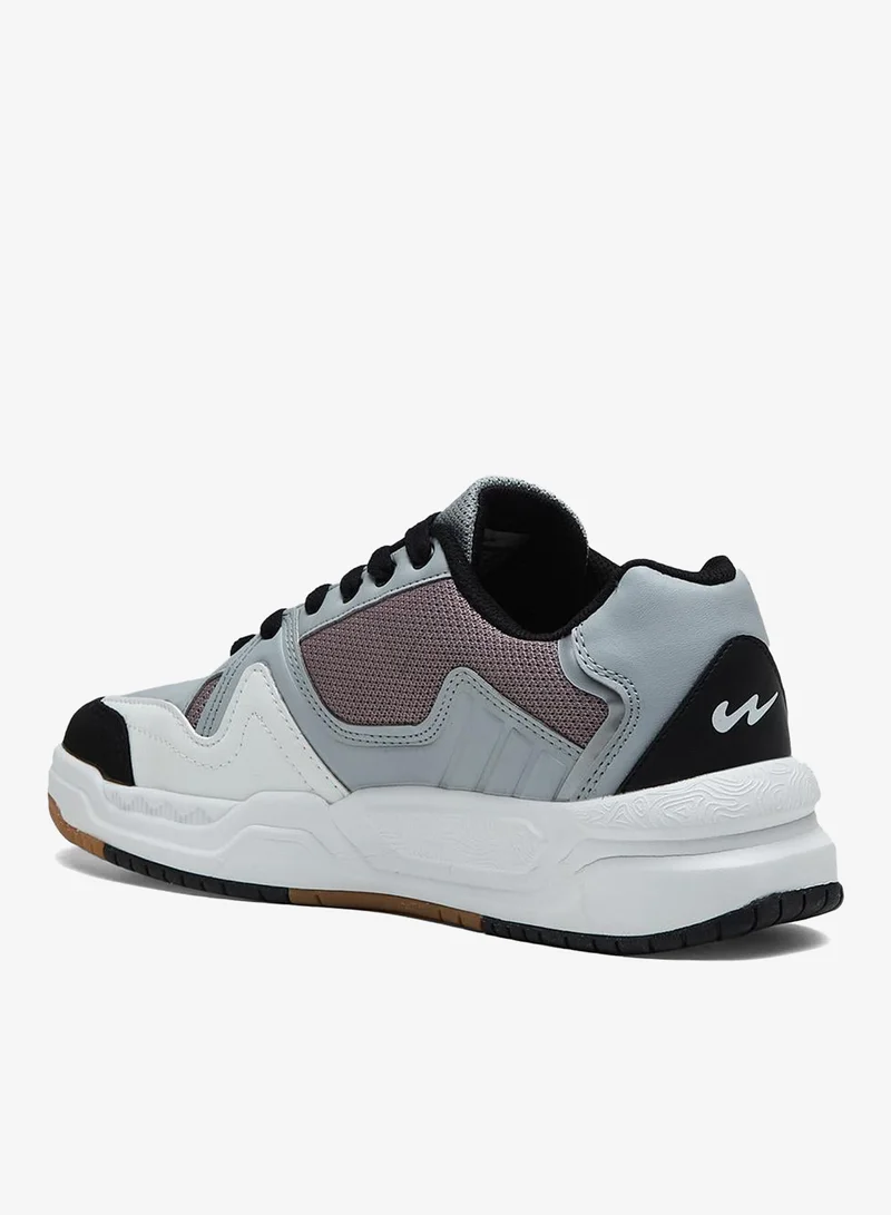 CAMPUS L.Gry/L.Mauve Men's Low-Top Sneakers - Bold Colours With Cloud Like Comfort for Men | Best Price UAE