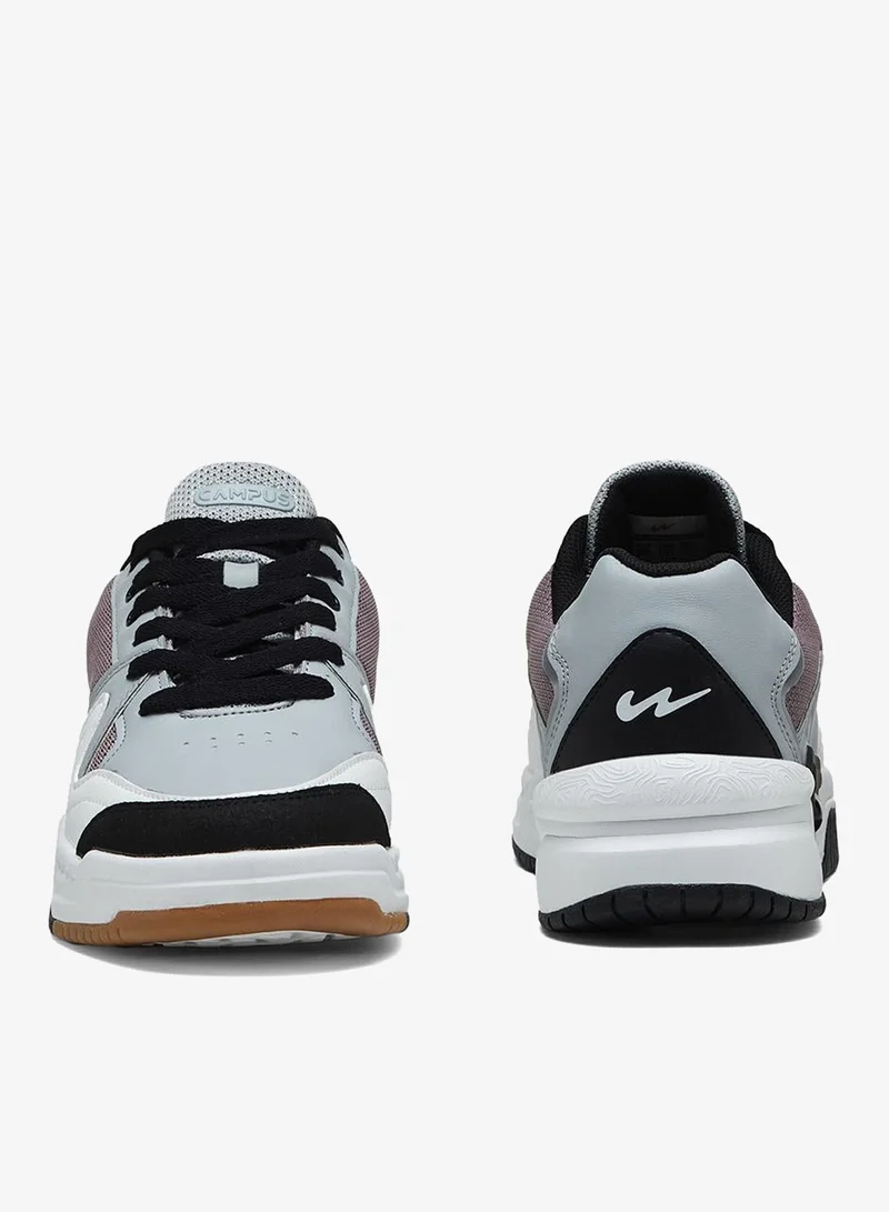 CAMPUS L.Gry/L.Mauve Men's Low-Top Sneakers - Bold Colours With Cloud Like Comfort for Men | Best Price UAE