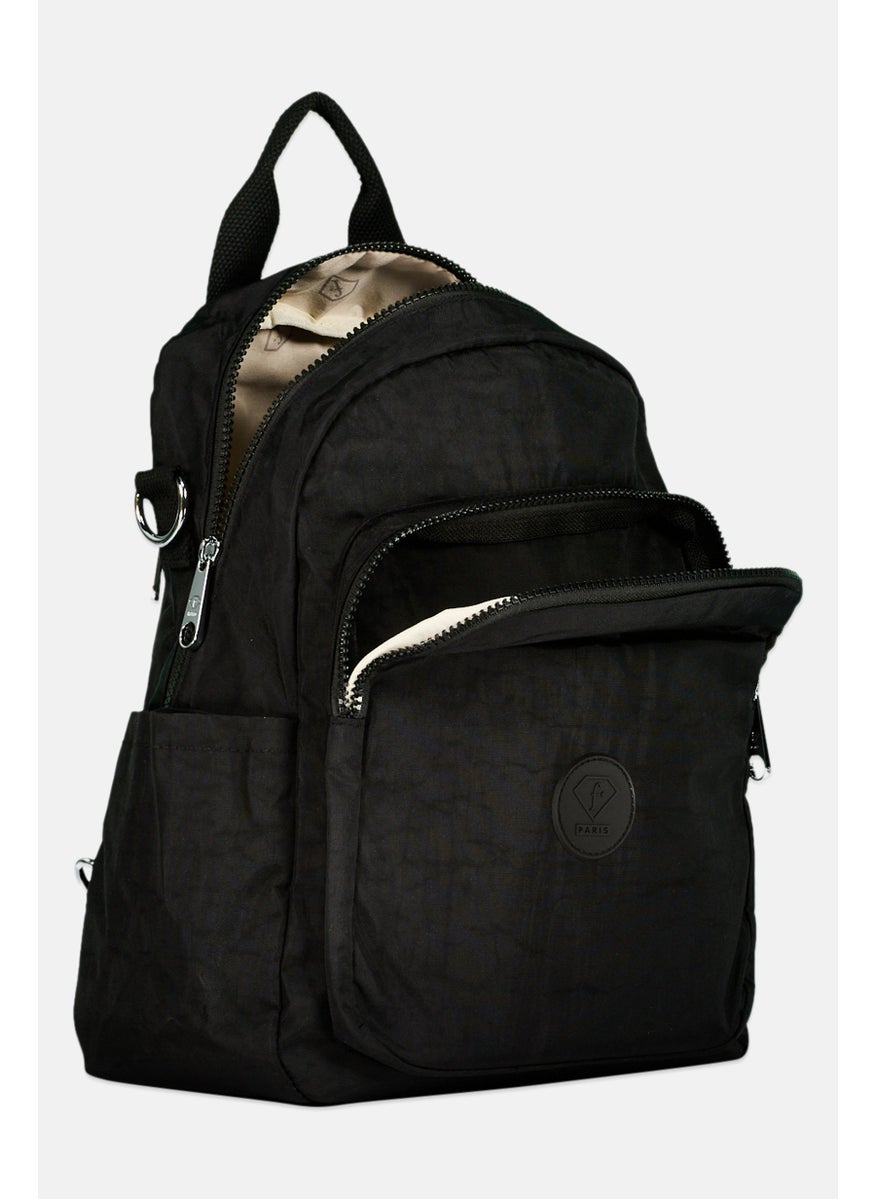 I Love Fashion Women Brand Logo Backpack 27 L x 33 H x 12 W cm, Black  - Image 2