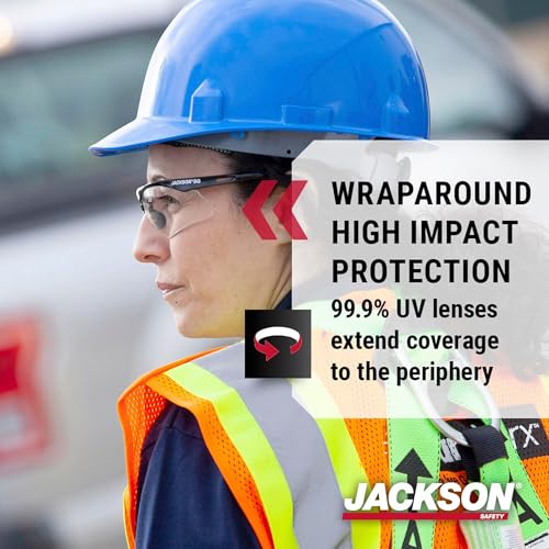 Jackson Safety نظارات جاكسون سيفتي SG – حماية العين للرجال والنساء – ANSI Z87.1 (عبوة من 12) - Image 4