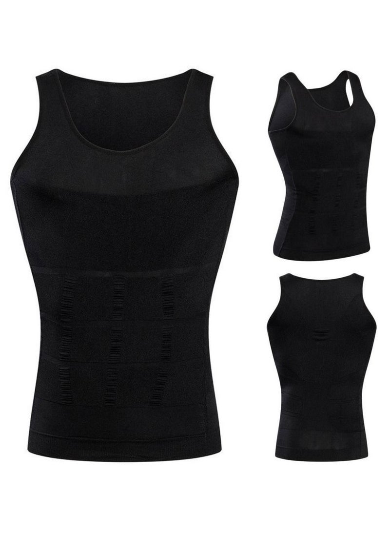SLIM'N LIFT - N Lift Slimming Shirt For Men- Black - Image 1
