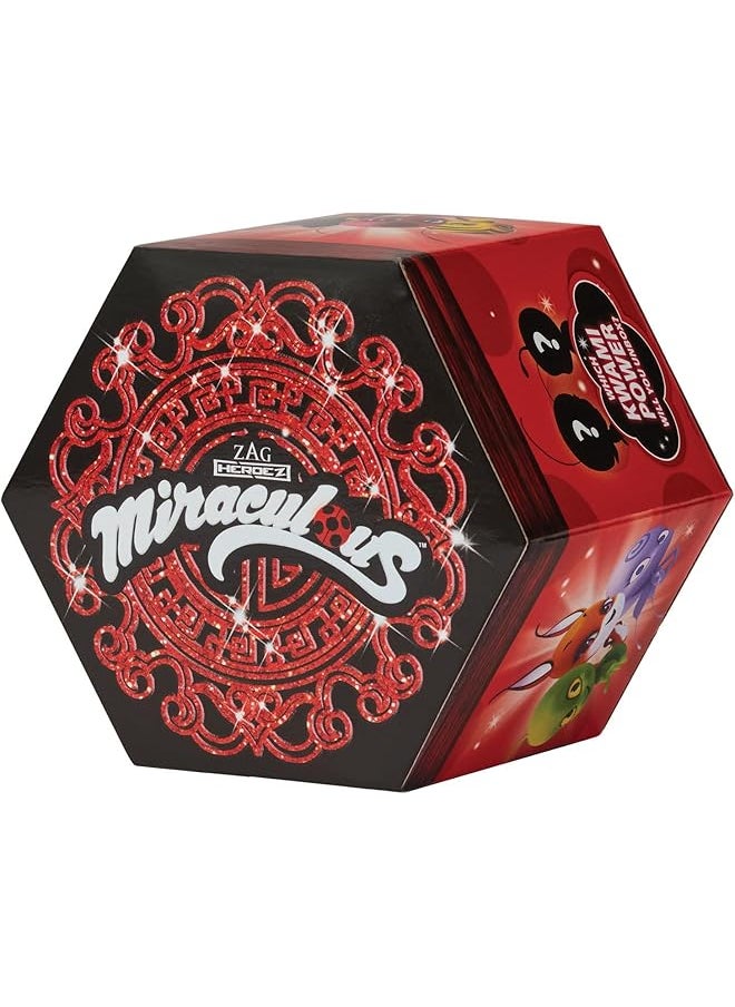 Miraculous - Zag Heroez 50500 Kwami Surprise Miracle Box Zag Heroez Blind Box One Of 6 Wayzz Tikki Trixx Plagg Pollen Or Nooroo Single Pack - Image 1