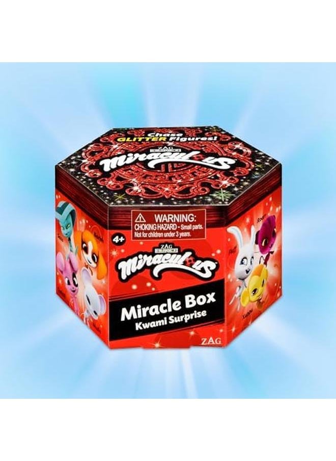 Miraculous - Zag Heroez 50500 Kwami Surprise Miracle Box Zag Heroez Blind Box One Of 6 Wayzz Tikki Trixx Plagg Pollen Or Nooroo Single Pack - Image 1