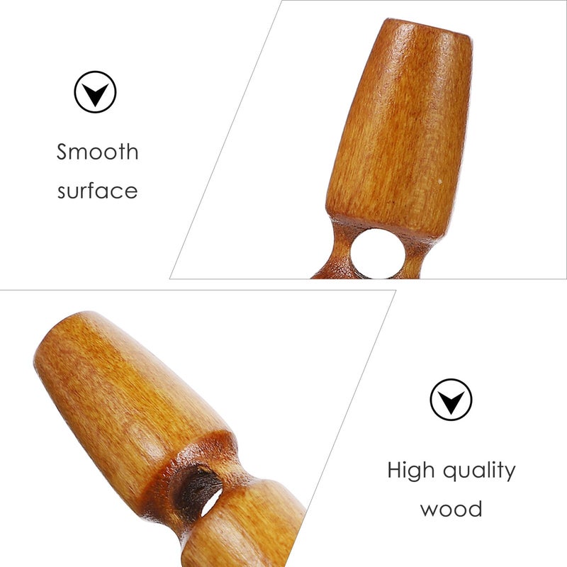 Beige Horn Style Replacement Buttons 5 5cm 20pcs For Sweater Overcoat Sewing DIY Crafts - Image 4