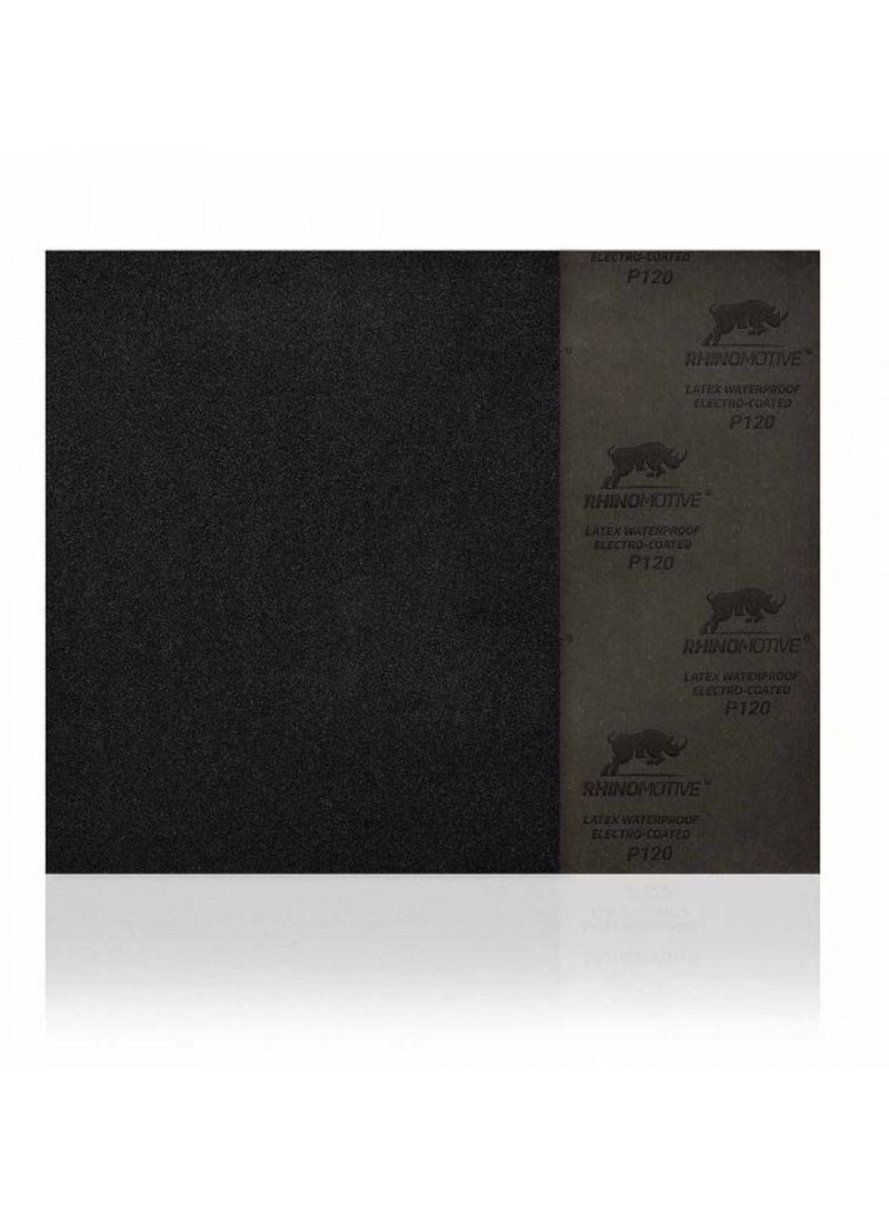 RHINOMOTIVE Water-proof Sheets for wet or dry sanding conditions P120 25 Sheets Per Box - pzsku/Z65D12821C98676BA32C4Z/45/_/1666431282/79f49875-f2fa-4523-9804-bc9502208d09