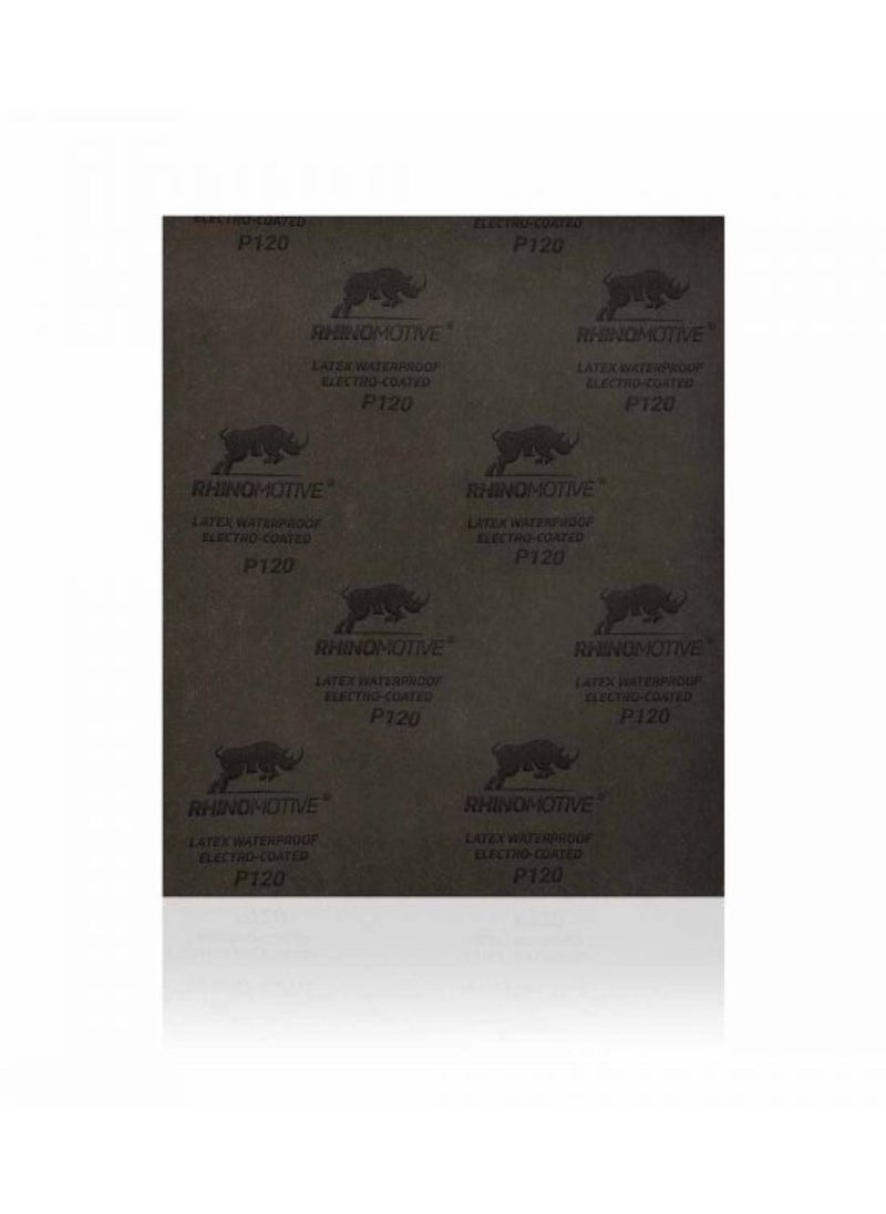 RHINOMOTIVE Water-proof Sheets for wet or dry sanding conditions P120 25 Sheets Per Box - pzsku/Z65D12821C98676BA32C4Z/45/_/1666431282/8a6a080b-006e-4e65-bfef-0f66e2b51daa