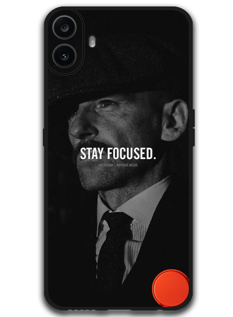 Theodor Protective Case Anti Scratch Shock Proof Bumper Cover For Nothing CMF Phone 1 Stay focused - Image 1