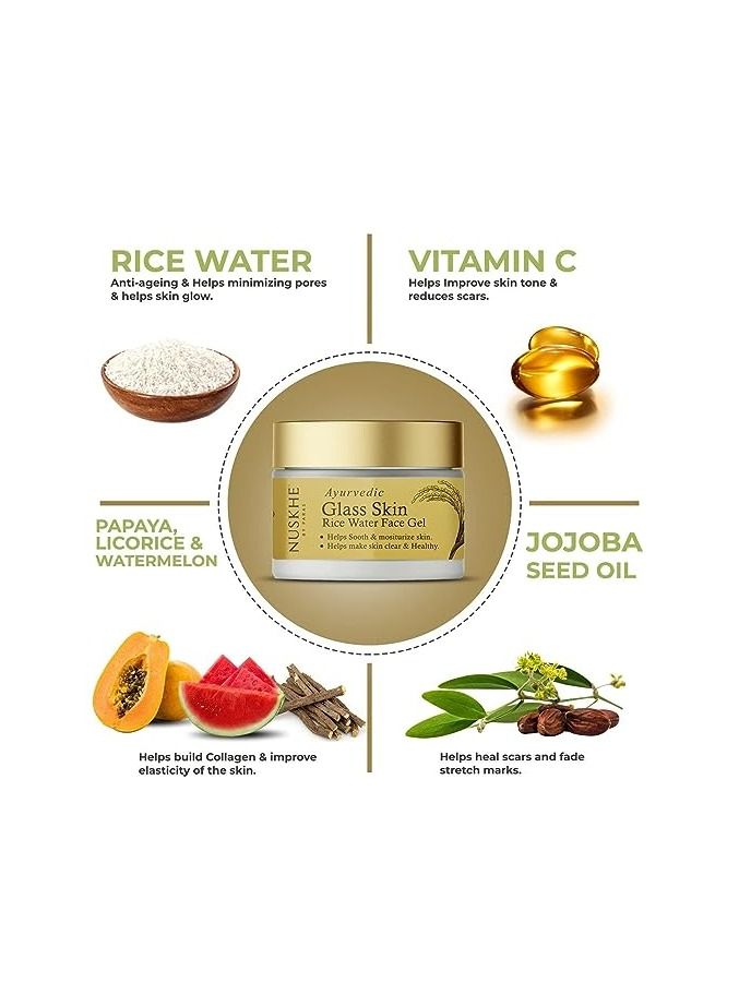 Nuskhe By Paras Nuskhe By Paras Ayurvedic Glass Skin Rice Water Gel - Image 3