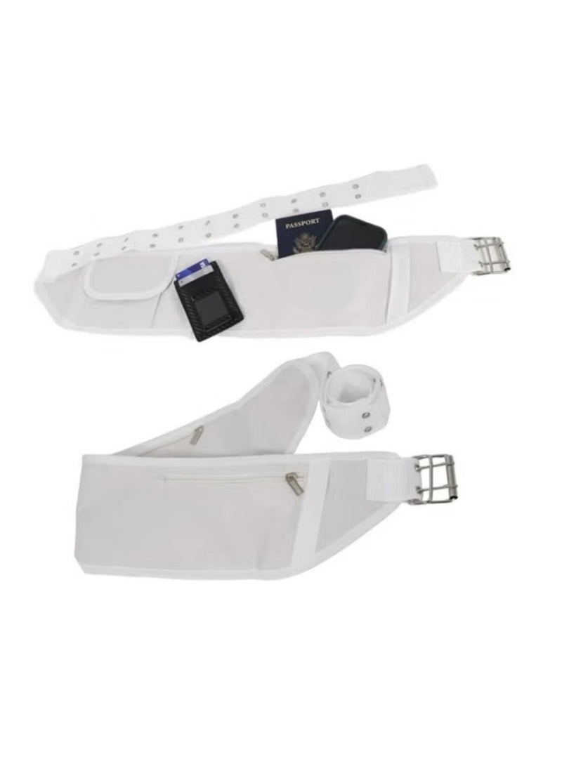 إحرام عمرة وحزمة إحرام عمرة | إحرام عالي الجودة ٨٠٠ غرام | حزام خصر أبيض قابل للتعديل - Image 4