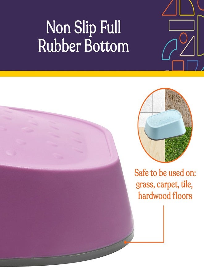 Special Supplies Set of 5 Stepping Stones for Kids Indoor and Outdoor Balance Blocks Promote Coordination, Balance Strength Child Safe Rubber, Non-Slip Edging (Unicorn) - Image 4