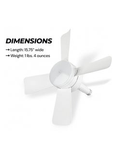 General Socket Fan Light Original Socket Ceiling Fan with Lights and Remote 3 Adjustable Fan Speed Brightness Settings  - Image 3