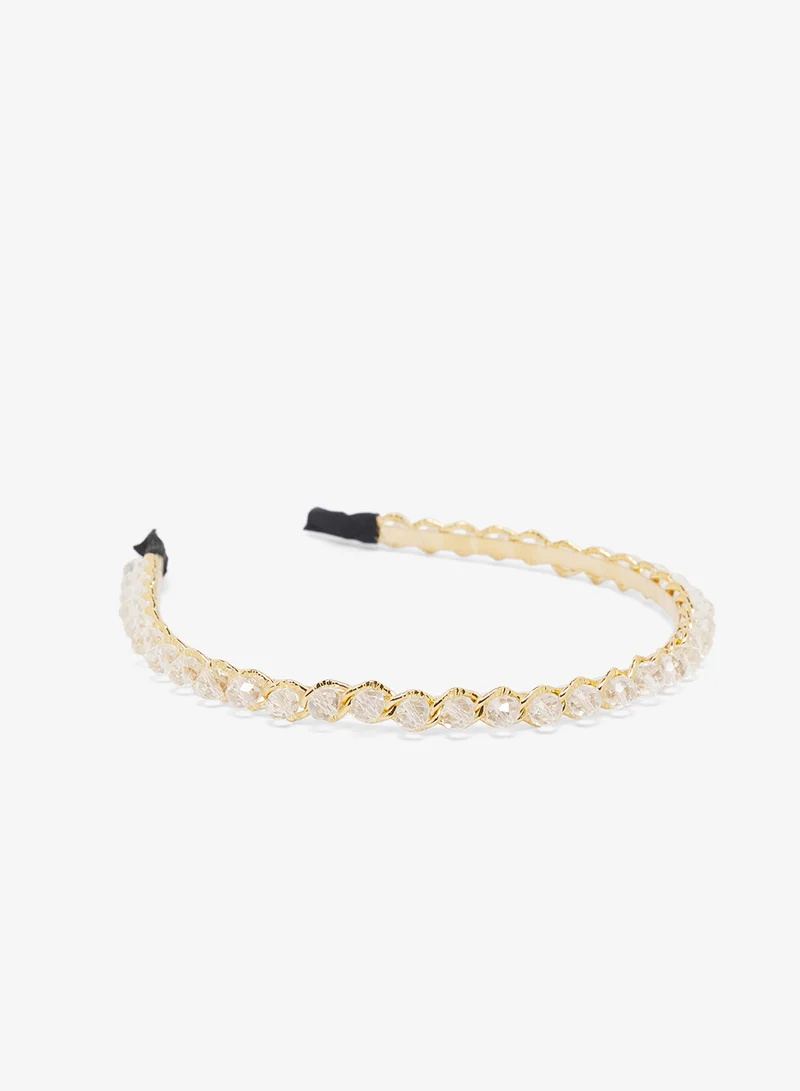 Khizana Rhinestone Embellished Headband
