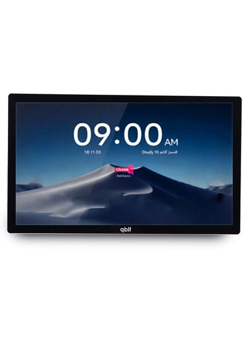 qbit 21.5 Inches Qbit Capacitive Touchscreen Interactive Display- 10 Point Touch 2K FHD 1920 * 1080P Cloud Control, HDMI/USB Port,LAN, Wifi, Embedded Windows 10 Intel Core i5 8GB 128 GB  - Image 1