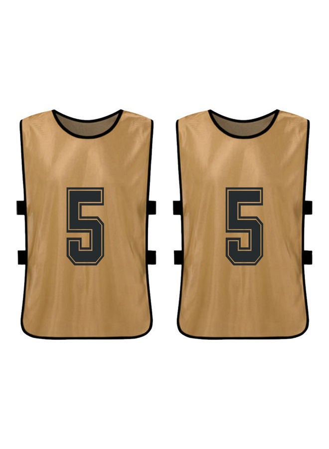 Y&D Sports Pinnies Numbered Practice Vest Pennies For Soccer Basketball Jersey Bibs,Set Of 12 Youth Adults Team  - Image 4