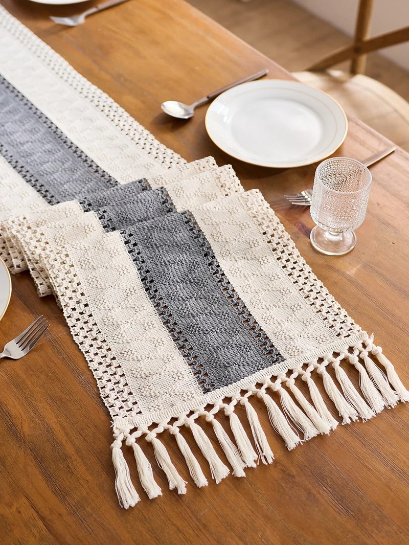 Y&D Nordic Style Table Runners for Dining Table – Elegant Woven Tablecloth Cover for Parties, Home Decor, and Special Occasions - Image 1