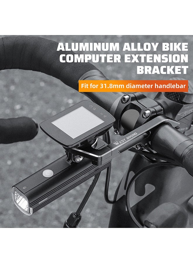 WEST BIKING Bicycle Handlebar CycleComputer Holder Extender Road Bike Handle Extension Rod Base Bike Mileometer Light Camera Bracket Adapter  - Image 5