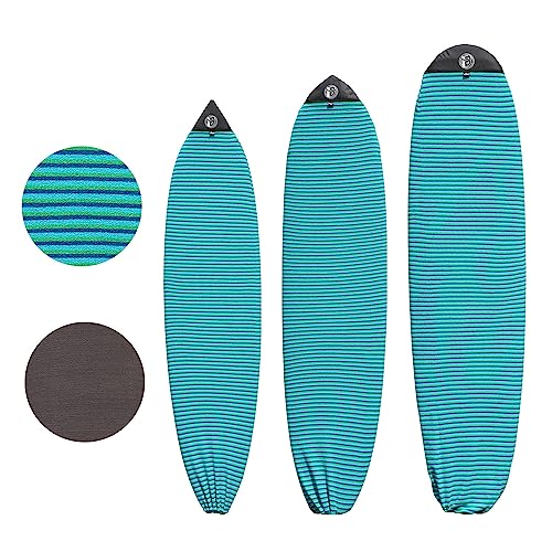 Rokia R Surfboard Sock Cover Quick-Drying Anti-Collision and Durable Surf Sock Cover - Suitable for Protective Bags of Shortboard, Longboard, Fish and HYBRID Board Choose Size & Colors - Image 1
