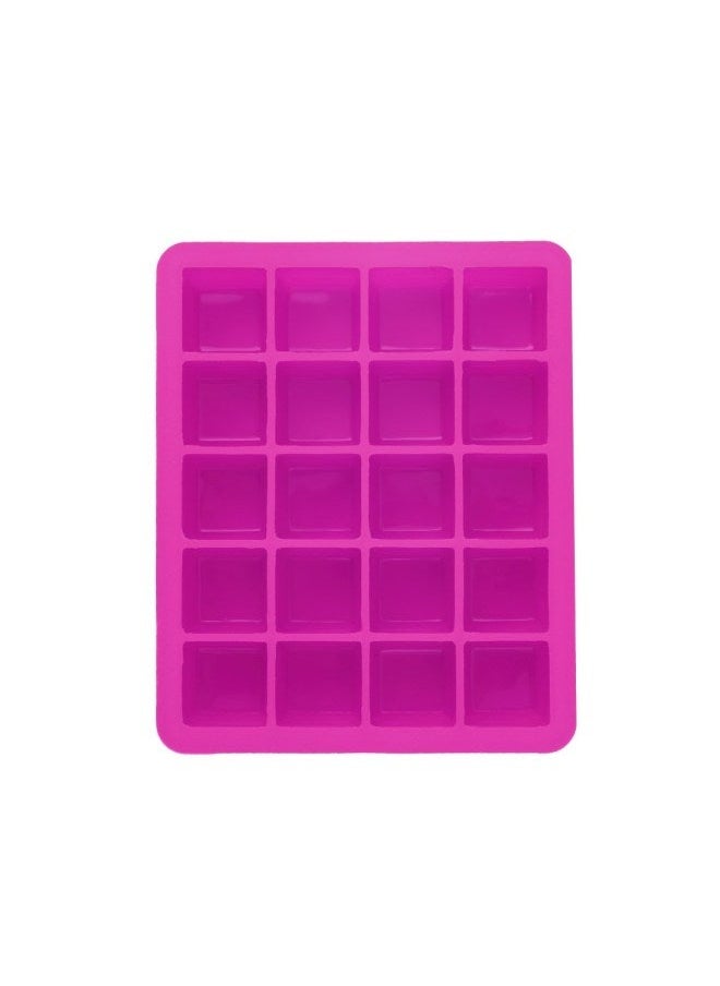 NIBEMINENT - Ice Cube Tray Rose Red 14.7x12.1x2.6cm - Image 1