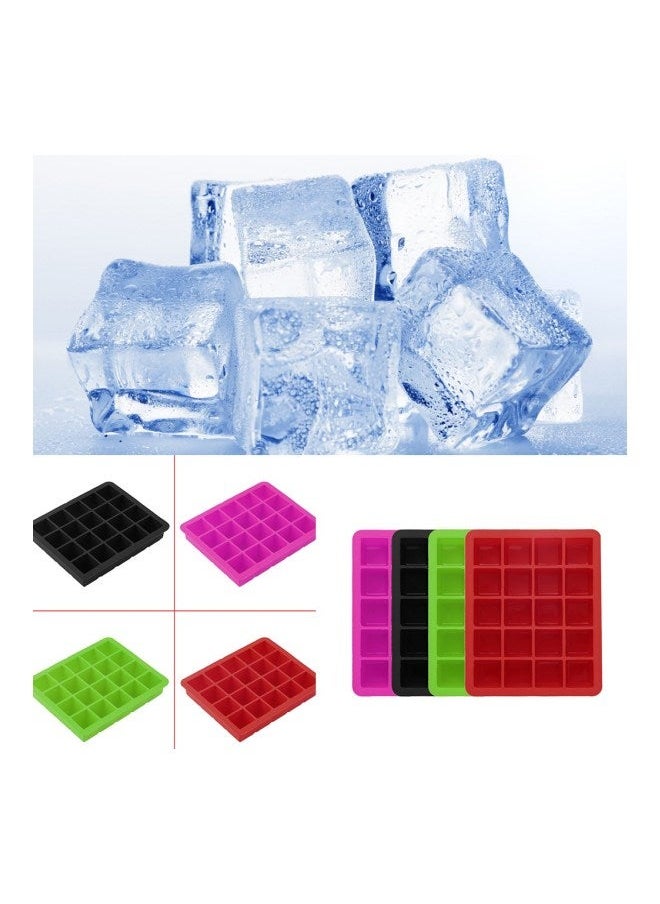 NIBEMINENT - Ice Cube Tray Rose Red 14.7x12.1x2.6cm - Image 1