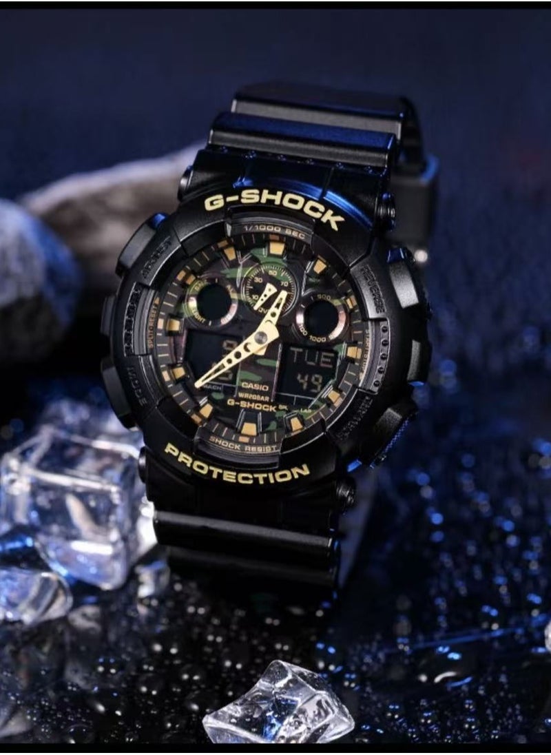 CASIO CASIO G-SHOCK Oversized Sports Digital Watch - Black and Gold  - Image 2