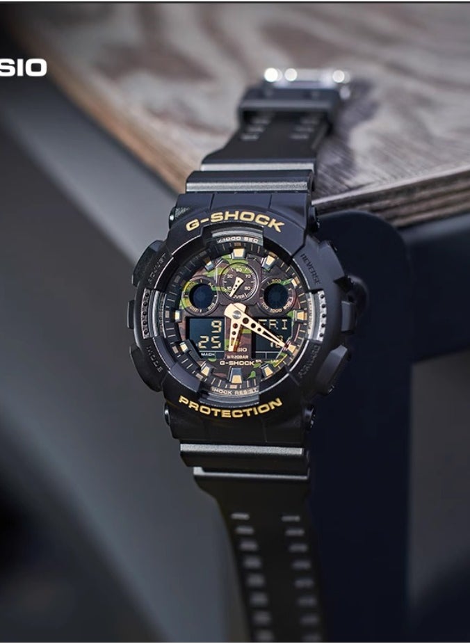 CASIO CASIO G-SHOCK Oversized Sports Digital Watch - Black and Gold  - Image 3