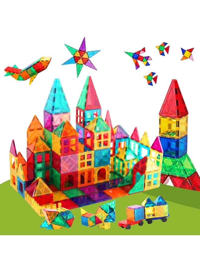 TEGRILO 60 Pcs Magnetic Blocks 3D Kids Building Blocks Set Magnetic Building Construction Educational Stem Toys For Toddler - Image 1