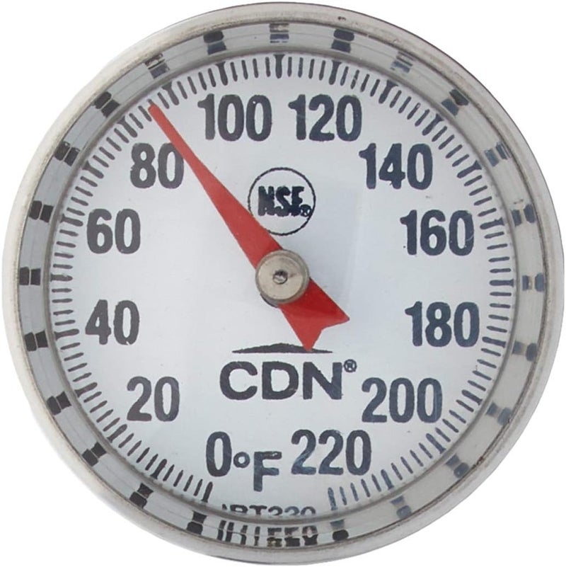 CDN IRT220 All-Purpose Cooking Thermometer, 1-Inch Dial - Image 1