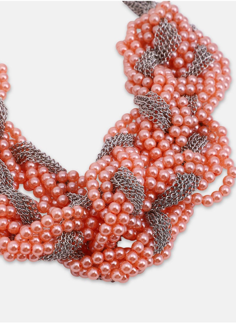 سوهي Women's The Braided-Bead Statement Necklace  - Image 5