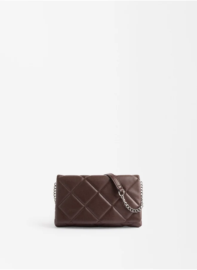 PARFOIS Quilted Crossbody Bag