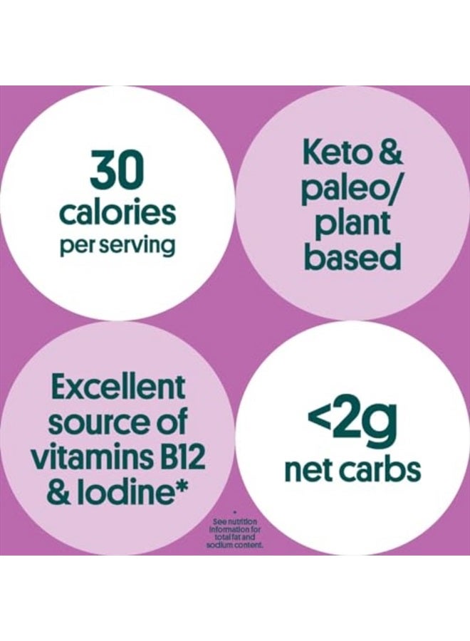 Gimme أعطني الأعشاب البحرية - ترياكي - 6 قطع - أوراق الأعشاب البحرية المحمصة العضوية كيتو، نباتي، خالي من الغلوتين - مصدر رائع لليود وأوميغا 3 - وجبة خفيفة صحية للأطفال والبالغين - Image 1