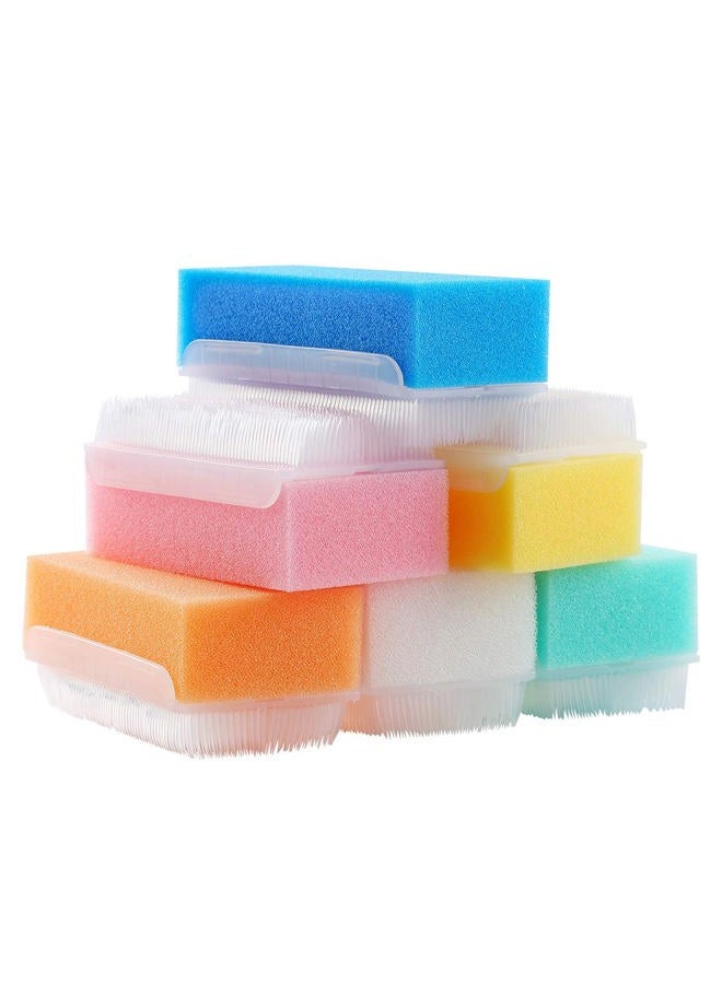 JIESI Sensory Brush(6 Pack), Reusable Baby Bath Scrubber, Birthday Gift for Kids Men Father Mother Wife Family - Image 1