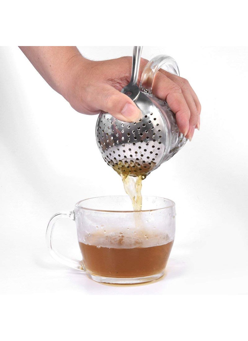 NJ NJ Julep Strainer Stainless Steel Cocktail Strainer Bar Strainer Drink Strainer Bartender SuppliesBar Accessories 2 Pcs Set  - Image 5