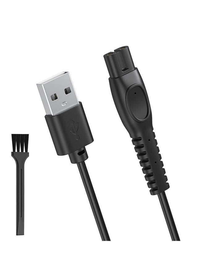 5V Charger Cord Compatible With Philips One Blade QP2824/QP2724/ QP2734/ QP2834/ QP4530/ QP1924/ QP4631/ S7887/ MG5910/ MG7910 Electric Trimmer and Shaver USB A Charging Shaver Cable - Image 1
