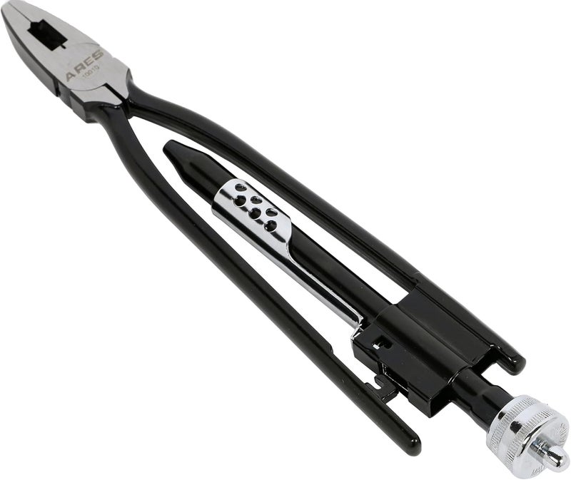 ARES 10010-9 بوصة كماشة لف السلك الأمني - أداة متينة لف وفك، تمسك، وتقطع سلك الأمان المصنوع من الفولاذ المقاوم للصدأ على المركبات، والآلات، والطائرات - Image 5