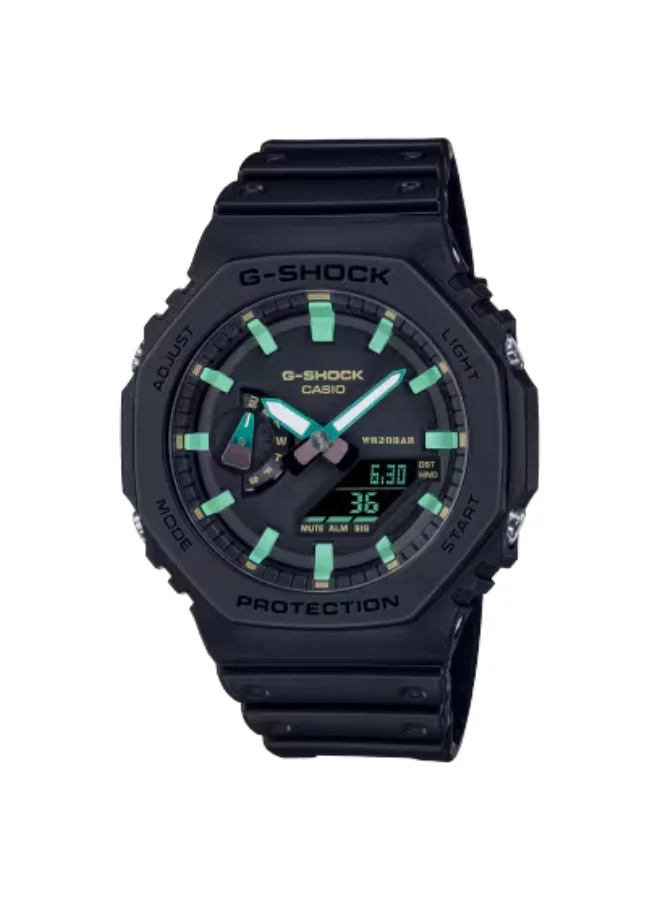 G-SHOCK Men's Resin Analog-Digital Watch GA-2100RC-1ADR - 45.4 mm