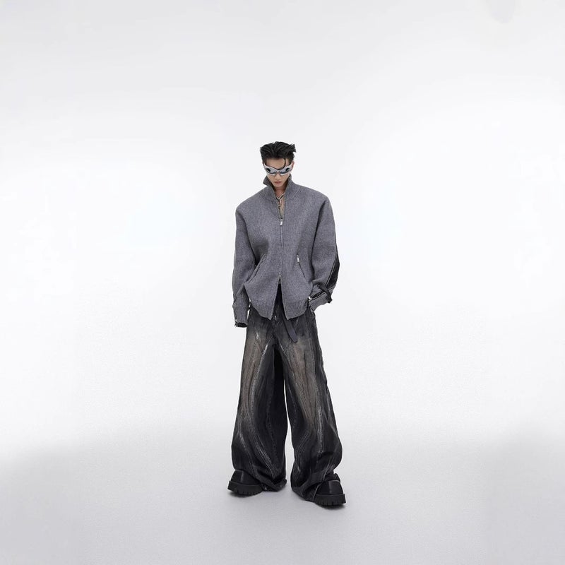Unisex Classic Denim Jeans Loose Fit Daily Outdoor Wear - Image 5