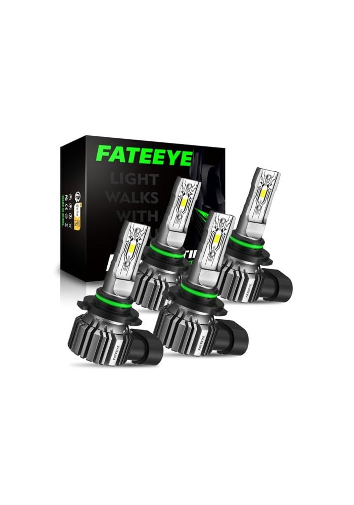FateEye Bulbs Combo Pack of 4 Super Bright   6500K Cool White Fanless Silent Design 50000Hour Lifespan - Image 1