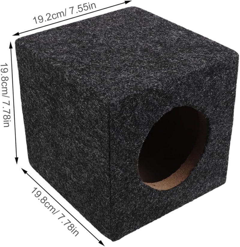 صندوق ساب ووفر مربع للشاحنات، علبة مكبرات صوت خشبية، ترقية صوتية افعلها بنفسك - Image 3