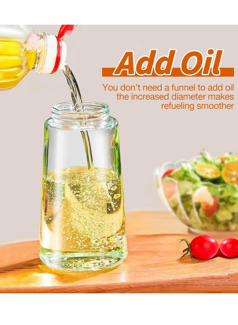 general Oil Sprayer for Cooking, 2 in 1 Olive Oil Dispenser Bottle for Kitchen, 16oz,470ml Premium Glass Oil Bottle, Food-grade Oil Mister for Air Fryer, Salad, Frying, BBQ - Image 4
