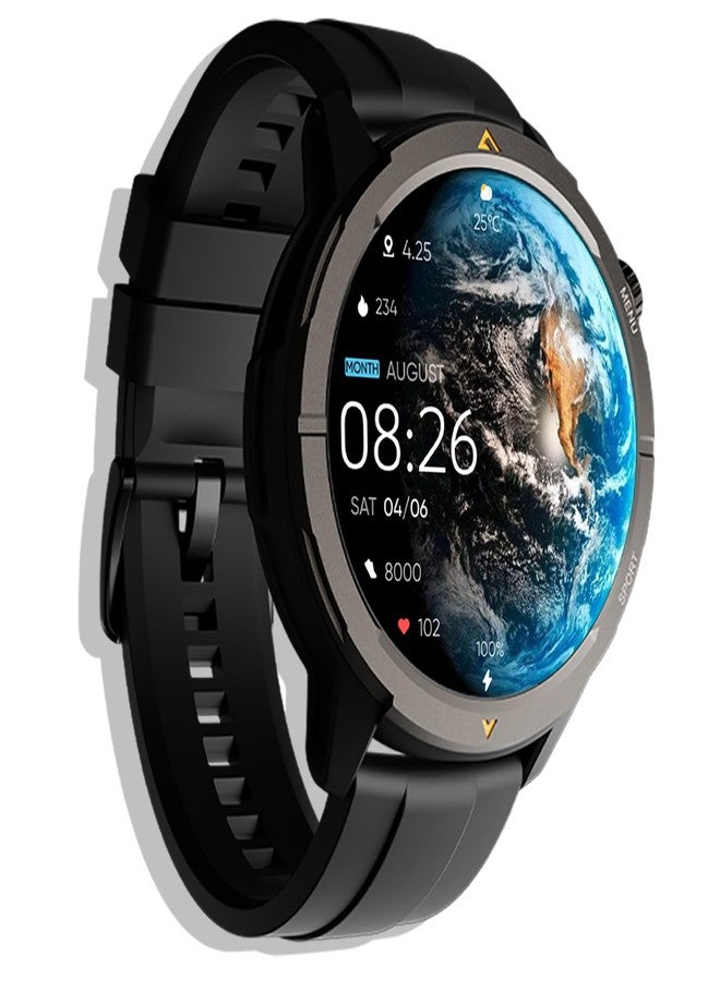 AGM Legion Rugged Smart Watch for Men, 5ATM Waterproof, Shockproof & Drop-proof, 100+ Sports Modes, Bluetooth Calling, Compass, Barometer & Altimeter, 1.43" AMOLED Display, Heart Rate & Sleep Tracking - Image 1