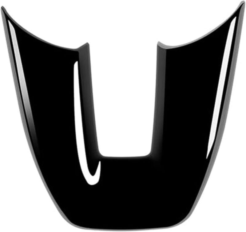 Wivplex Glossy Black V Style Steering Wheel Trim Cover - Image 1