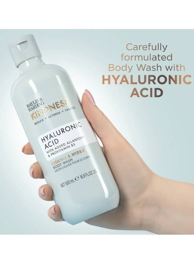 Baylis & Harding Baylis and Harding Kindness+ Hyaluronic Acid Cleanse and Hydrate Luxury Body Wash 500ml