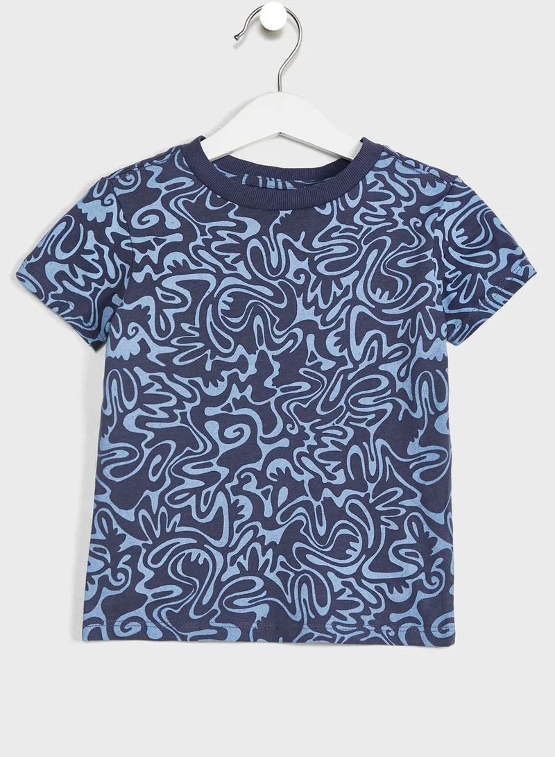 Cotton On Kids Printed Crew Neck T-Shirt