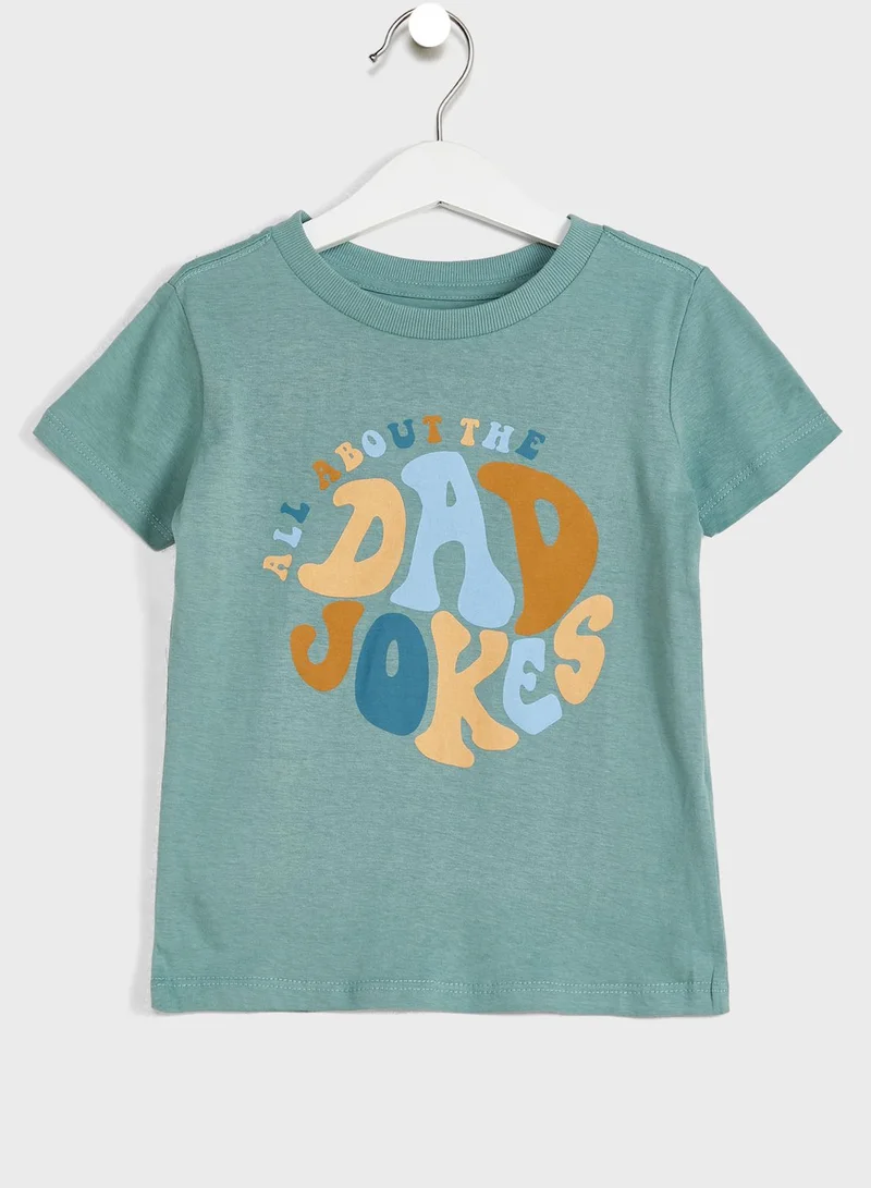 Cotton On Kids Printed Crew Neck T-Shirt