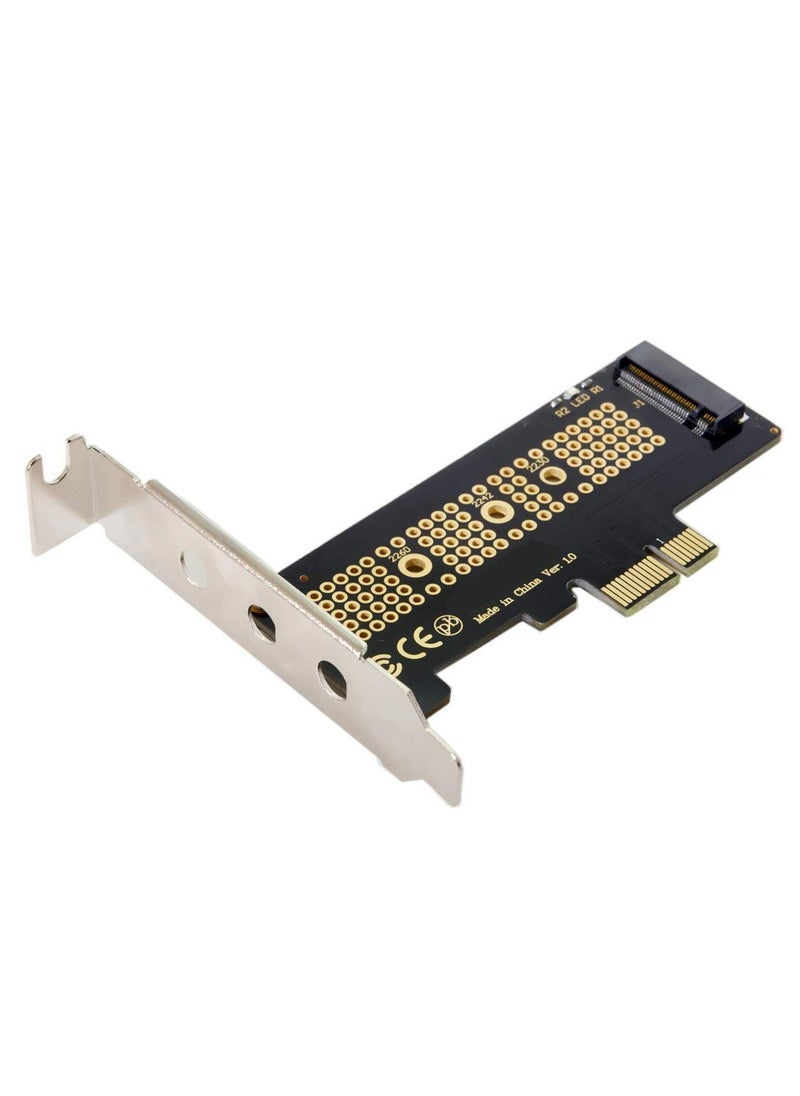 SYOSI - NVMe PCIe Adapter, PCI-E 4.0 M.2 SSD Adapter NVMe to PCIe Card AHCI PCI Card NVMe Expansion Card M.2 to PCI-E PCI-E SSD Mount High-Speed NVMe Card M.2 Adapter Low Profile PCI-E 4.0 SSD Card - Image 1