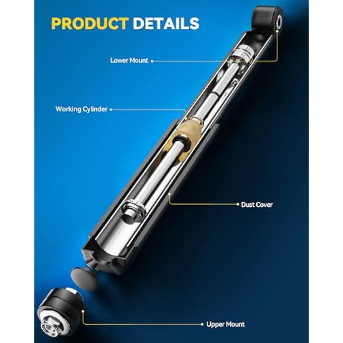 PHILTOP Rear Complete Struts Shock Absorber For Civic 20062011 Quick Suspension 5609 * 2 Struts With Coil Spring Assemblies Saa842 2 Pcs - Image 4