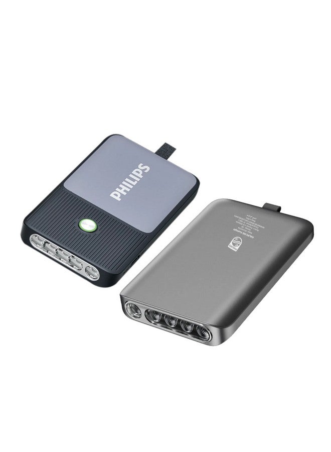 Philips 350 Lumens ABS Multi-Functional Rechargeable Pocket Flashlight Grey and Black 1.4 x 5.9 x 10.2 cm SFL3403/56 - Image 3